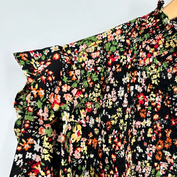 Sugarlips Malta Wildflower Naomi Smocked Yoke Blouse size 3X Long Sleeve NWT - Picture 5 of 12